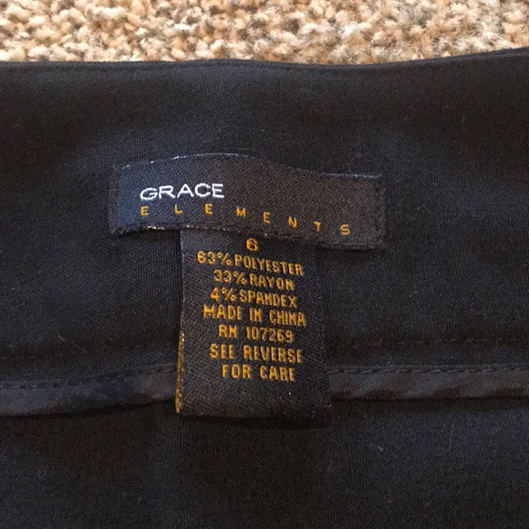 Black midi skirt - Picture 4 of 5